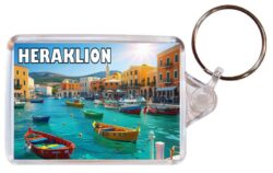 Heraklion - Crete - Artistic Double Sided Large Keyring 26F1