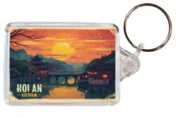 Hoi An - Vietnam - Artistic Double Sided Large Keyring 26V1