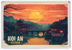 Hoi An - Vietnam - Artistic Jumbo Fridge Magnet 26V1