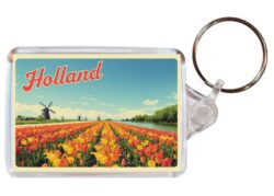 Holland - Artistic Double Sided Large Keyring 26H1