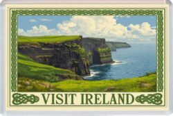 Visit Ireland - Artistic Jumbo Fridge Magnet 26S1