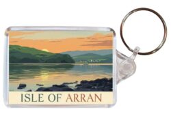Isle of Arran - Scotland - Artistic Double Sided Large Keyring 26S1