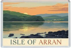 Isle of Arran - Scotland - Artistic Jumbo Fridge Magnet 26S1