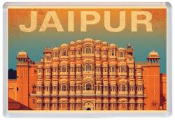 Jaipur - India - Artistic Jumbo Fridge Magnet 26I1