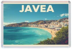 Javea - Spain - Artistic Jumbo Fridge Magnet 26S1