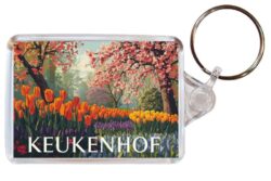 Keukenhof - Netherlands - Artistic Double Sided Large Keyring 26H1