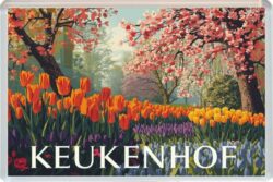 Keukenhof - Netherlands - Artistic Jumbo Fridge Magnet 26N21