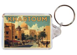 Khartoum - Sudan - Artistic Double Sided Large Keyring 26S1