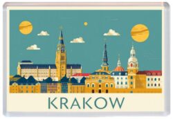 Krakow - Poland - Artistic Jumbo Fridge Magnet 26P1
