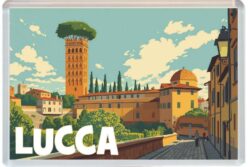 Lucca - Italy - Artistic Jumbo Fridge Magnet 26I1