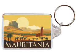 Mauritania - Artistic Double Sided Large Keyring 26M1