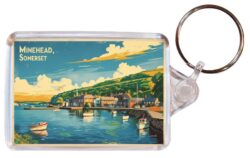 Mienhead - Somerset - Artistic Double Sided Large Keyring 26E1