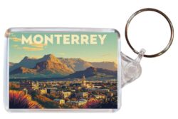 Monterrey - Mexico - Artistic Double Sided Large Keyring 26M1