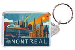 Montreal - Canada - Artistic Double Sided Large Keyring 26C1