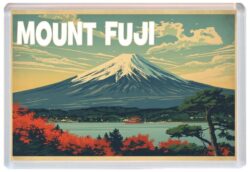 Mount Fuji - Japan - Artistic Jumbo Fridge Magnet 26J1