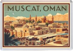 Muscat - Oman - Jumbo Fridge Magnet 26O1