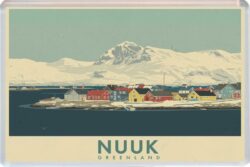 Nuuk - Greenland - Artistic Jumbo Fridge Magnet 26G1