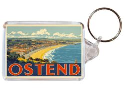 Ostend - Artistic Double Sided Large Keyring 26H1