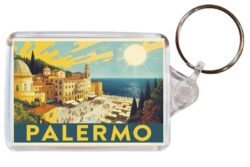 Palmermo - Italy - Artistic Double Sided Large Keyring 26I1