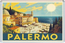 Palermo - Italy - Artistic Jumbo Fridge Magnet 26I1