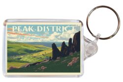 Peak District - Artistic Double Sided Large Keyring 26E1