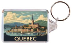 Quebec - Canada - Artistic Double Sided Large Keyring 26C1