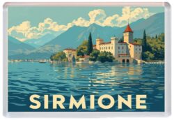 Sirmione - Italy - Artistic Jumbo Fridge Magnet 26I1