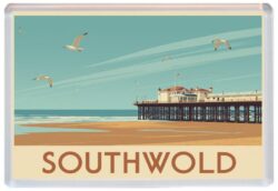 Southwold - Suffolk - Artistic Jumbo Fridge Magnet 26E1