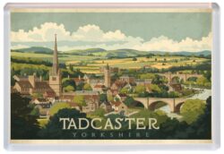Tadcaster - Yorkshire - Artistic Jumbo Fridge Magnet 26E1
