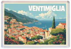 Ventimiglia - Italy - Artistic Jumbo Fridge Magnet 26I1