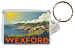 Wexford - Ireland - Artistic Double Sided Large Keyring 26I1
