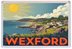 Wexford - Ireland - Artistic Jumbo Fridge Magnet 26S1