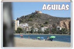 Aguilas - Spain - Jumbo Fridge Magnet 26S1