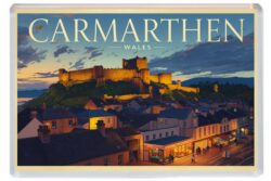 Carmarthen - Wales - Artistic Jumbo Fridge Magnet 26E1