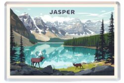 Jasper - Canada - Artistic Jumbo Fridge Magnet 26C1