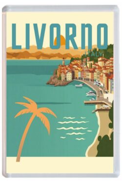 Livorno - Italy - Artistic Jumbo Fridge Magnet 26I1