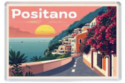 Positano - Italy - Artistic Jumbo Fridge Magnet 26I1