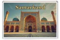 Samarkand - Uzbekistan - Artistic Jumbo Fridge Magnet 26U1