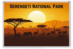 Serengeti - Tanzania - Africa - Jumbo Fridge Magnet 26T1
