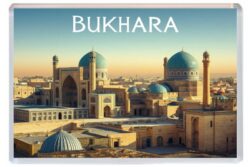 Bukhara - Uzbekistan - Artistic Jumbo Fridge Magnet 26U1