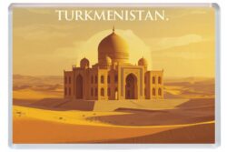 Turkmenistan - Jumbo Fridge Magnet 26T1